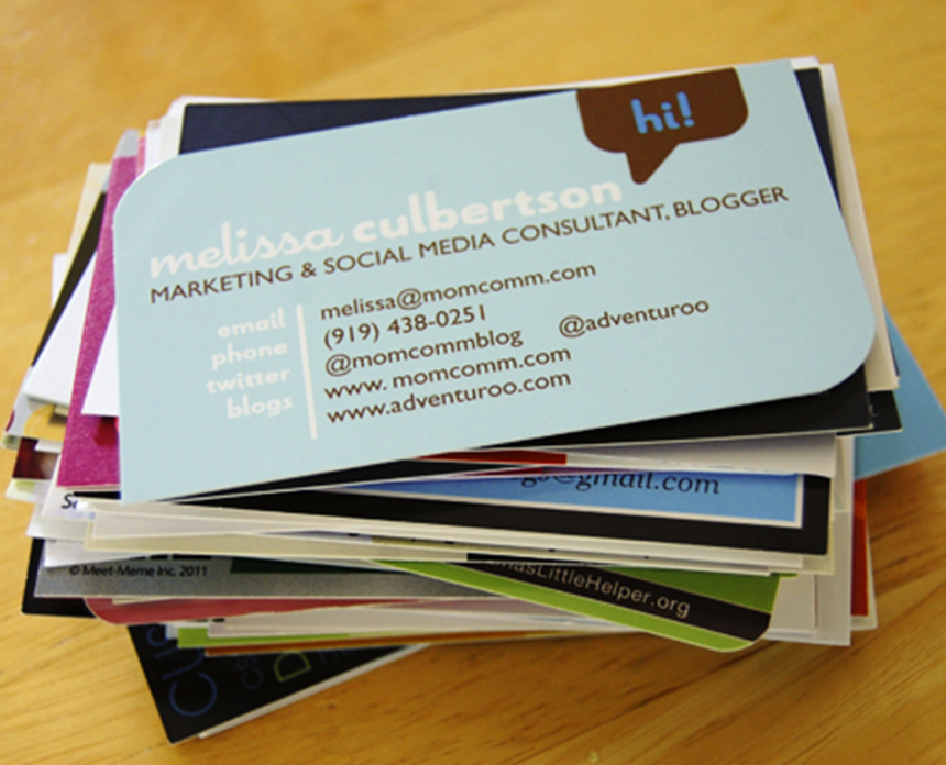Bloggy Business Card Stack