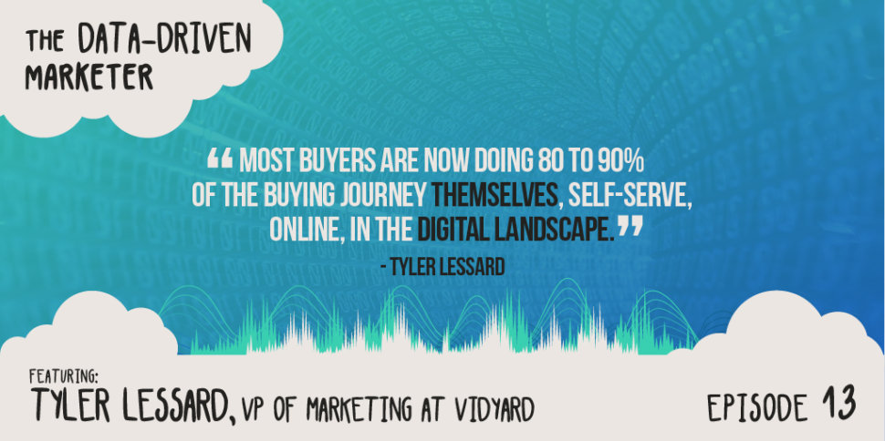 Most buyers are now doing 80 to 90% of the buying journey themselves, self-serve, online, in the digital landscape.” — Tyler Lessard