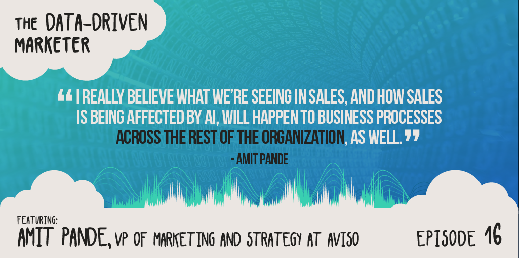 “I really believe what we’re seeing in sales, and how sales is being affected by AI, will happen to business processes across the rest of the organization, as well.” — Amit Pande