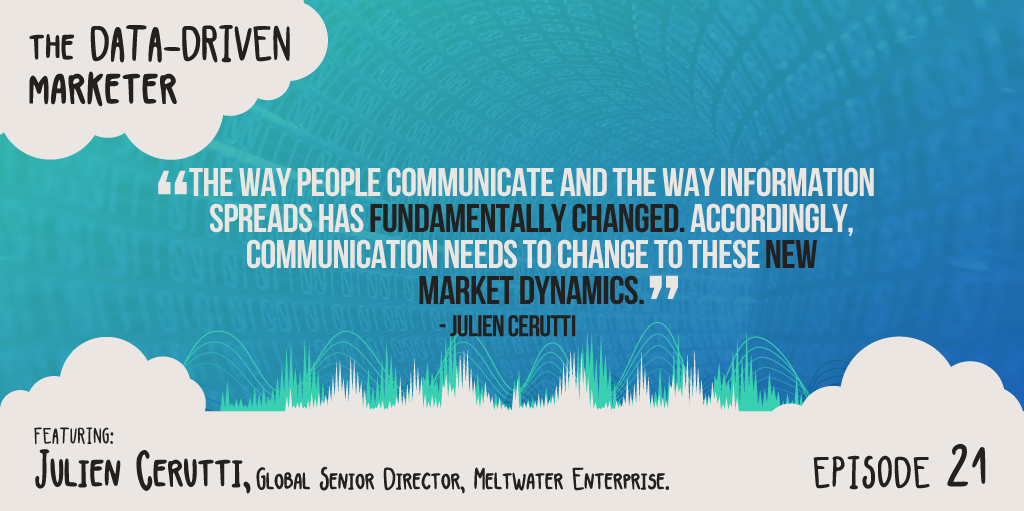 The way people communicate and the way information spreads has fundamentally changed. Accordingly, communication needs to change to these new market dynamics.