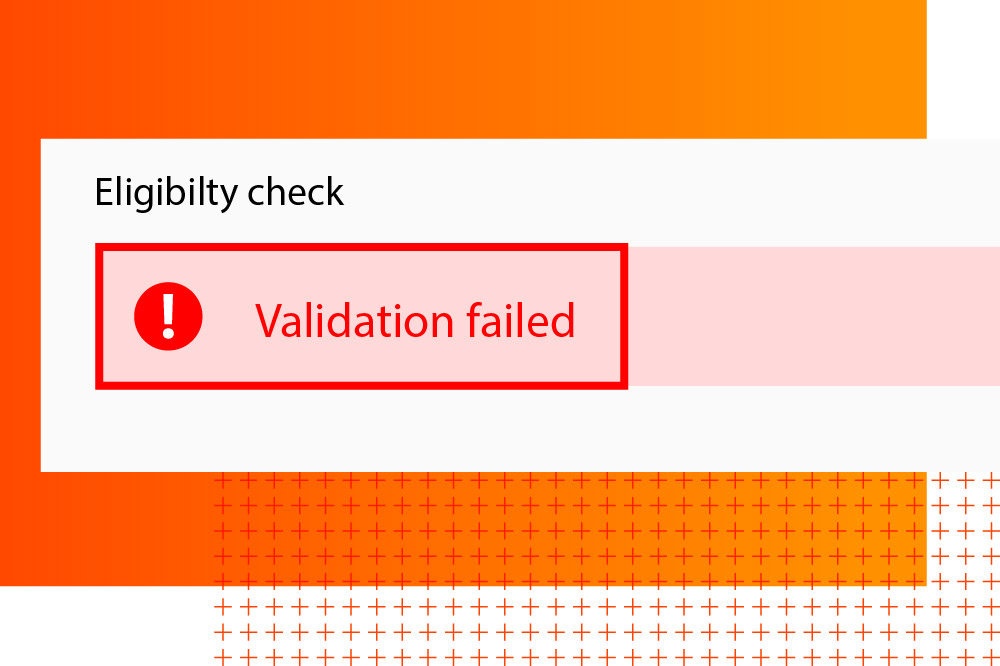 Validation failed
