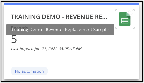 Training demo screenshot showing how to create a data source to use with the data quality Infer value task template in the RDA Cloud.