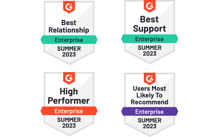 G2 Summer badges 2023