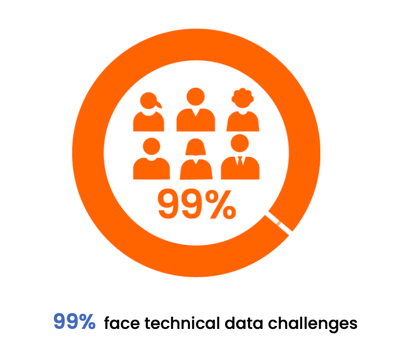 Image of people who face technical data challenges
