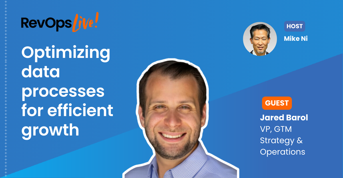 RevOps Live! Optimizing data processes for efficient growth